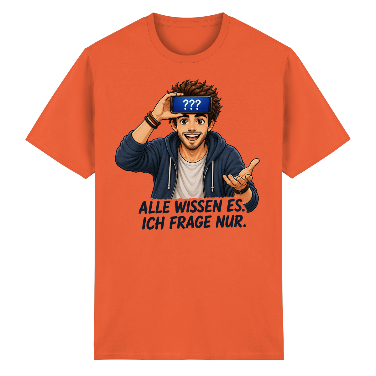 Alle wissen es. Ich frage nur. - Heavy Cotton T-Shirt