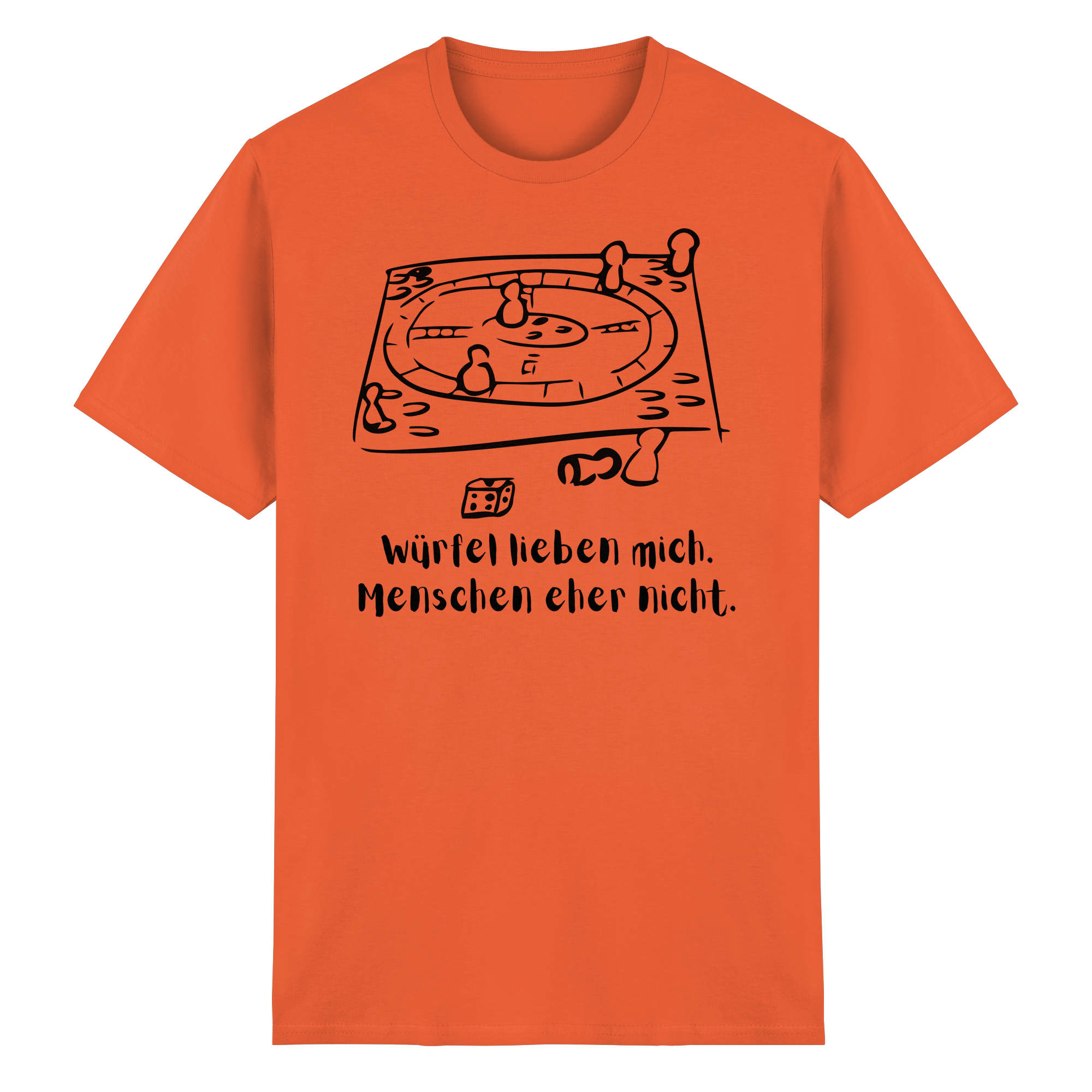 Würfel lieben mich. Menschen eher nicht. - Heavy Cotton T-Shirt