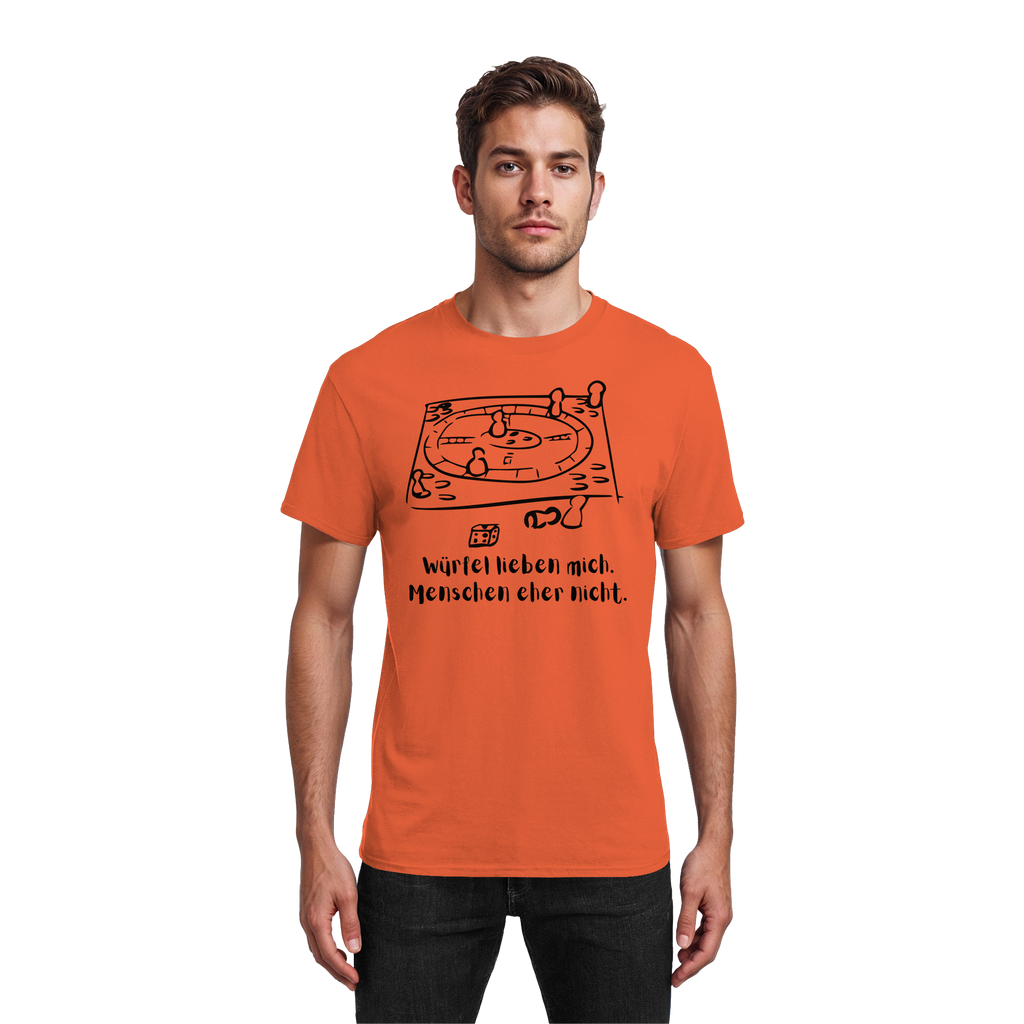 Würfel lieben mich. Menschen eher nicht. - Heavy Cotton T-Shirt