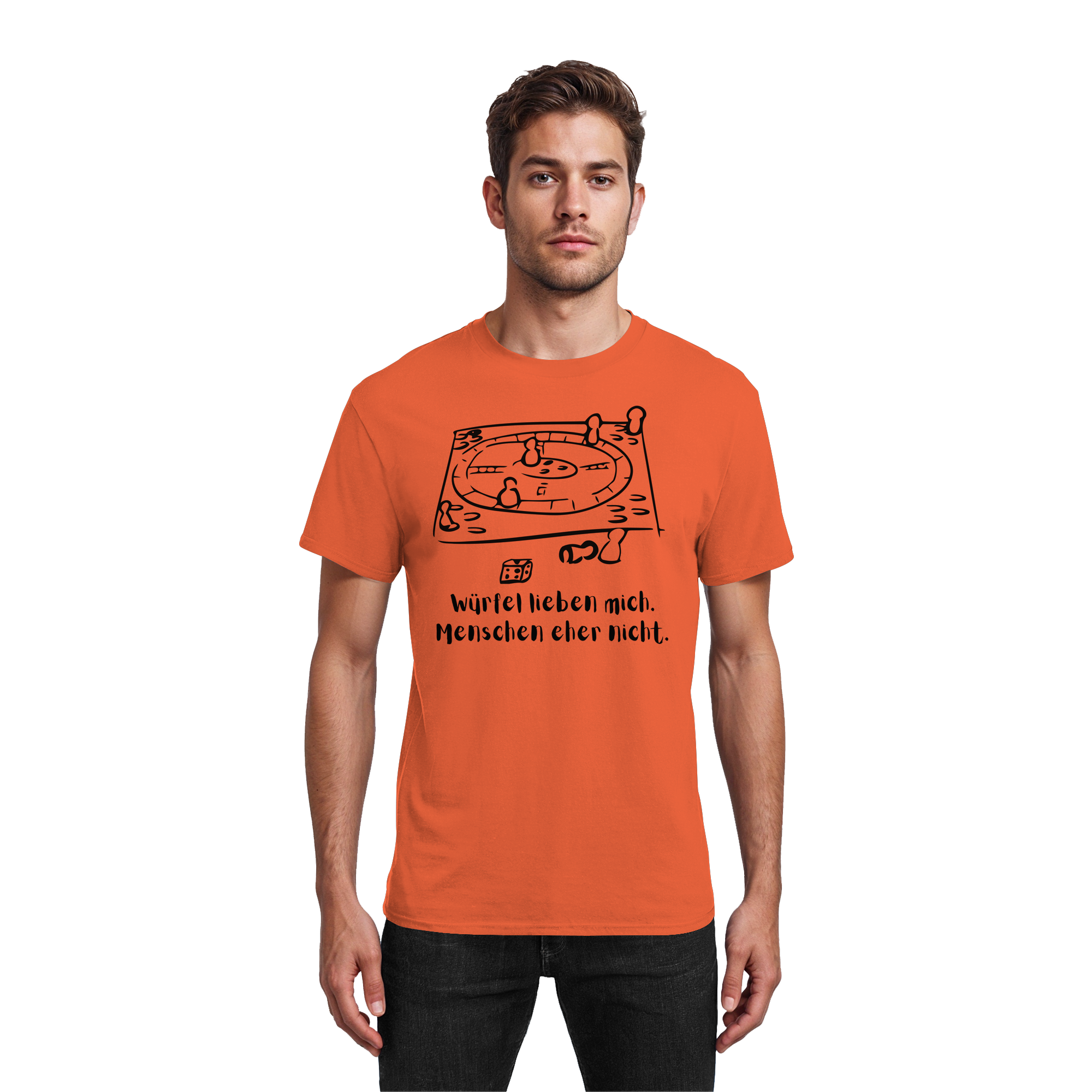 Würfel lieben mich. Menschen eher nicht. - Heavy Cotton T-Shirt