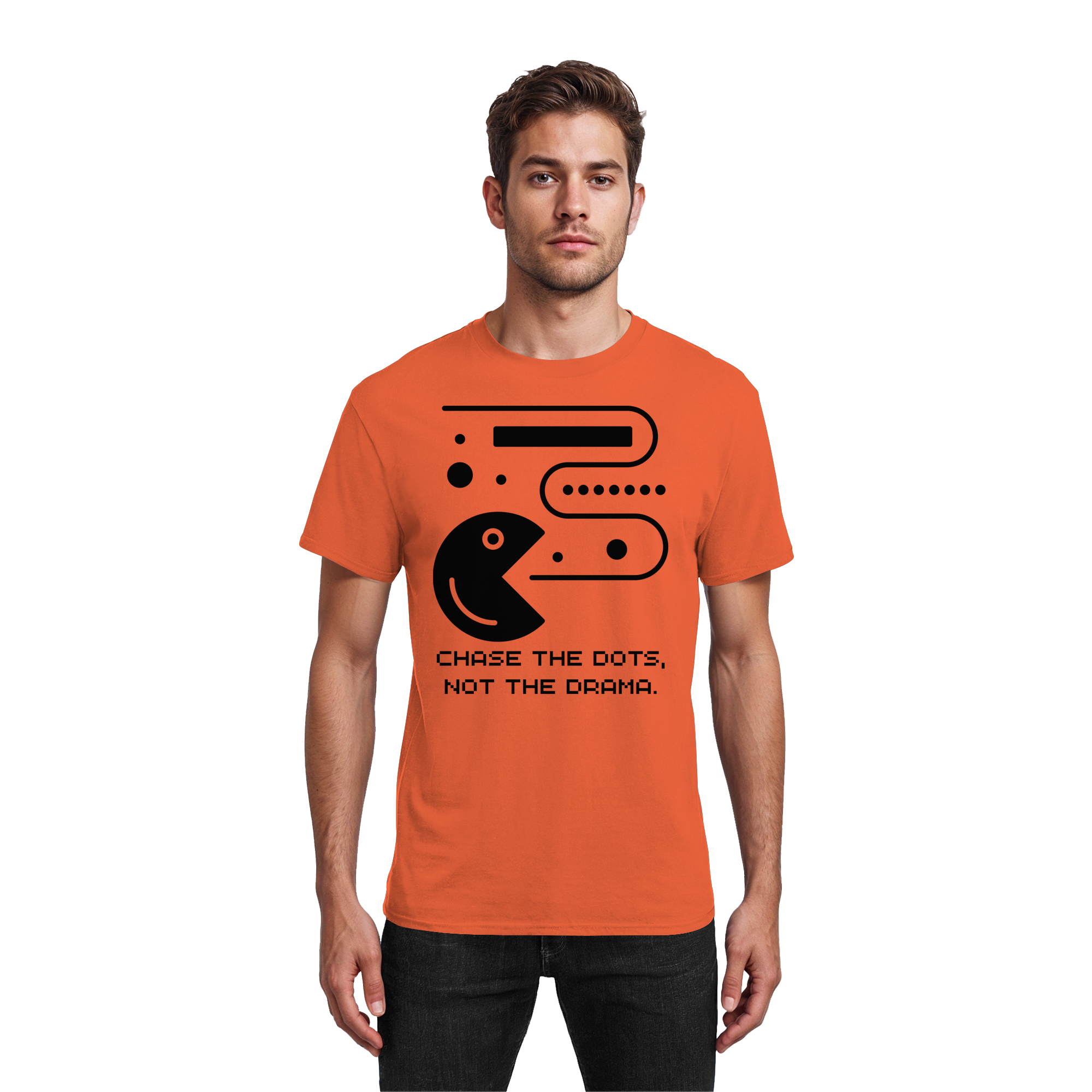 Chase the Dots, Not the Drama - Heavy Cotton T-Shirt