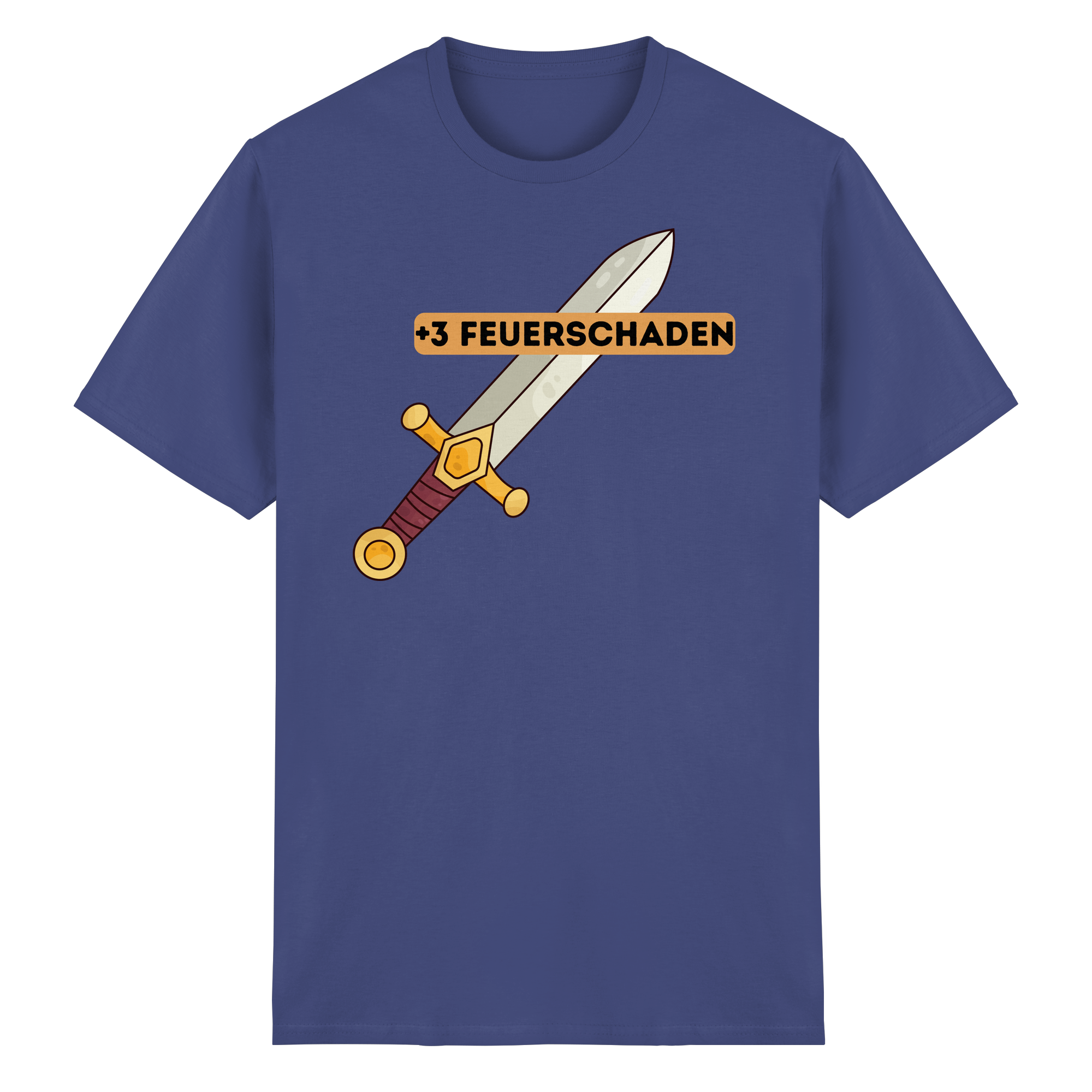+3 Feuerschaden - Heavy Cotton T-Shirt