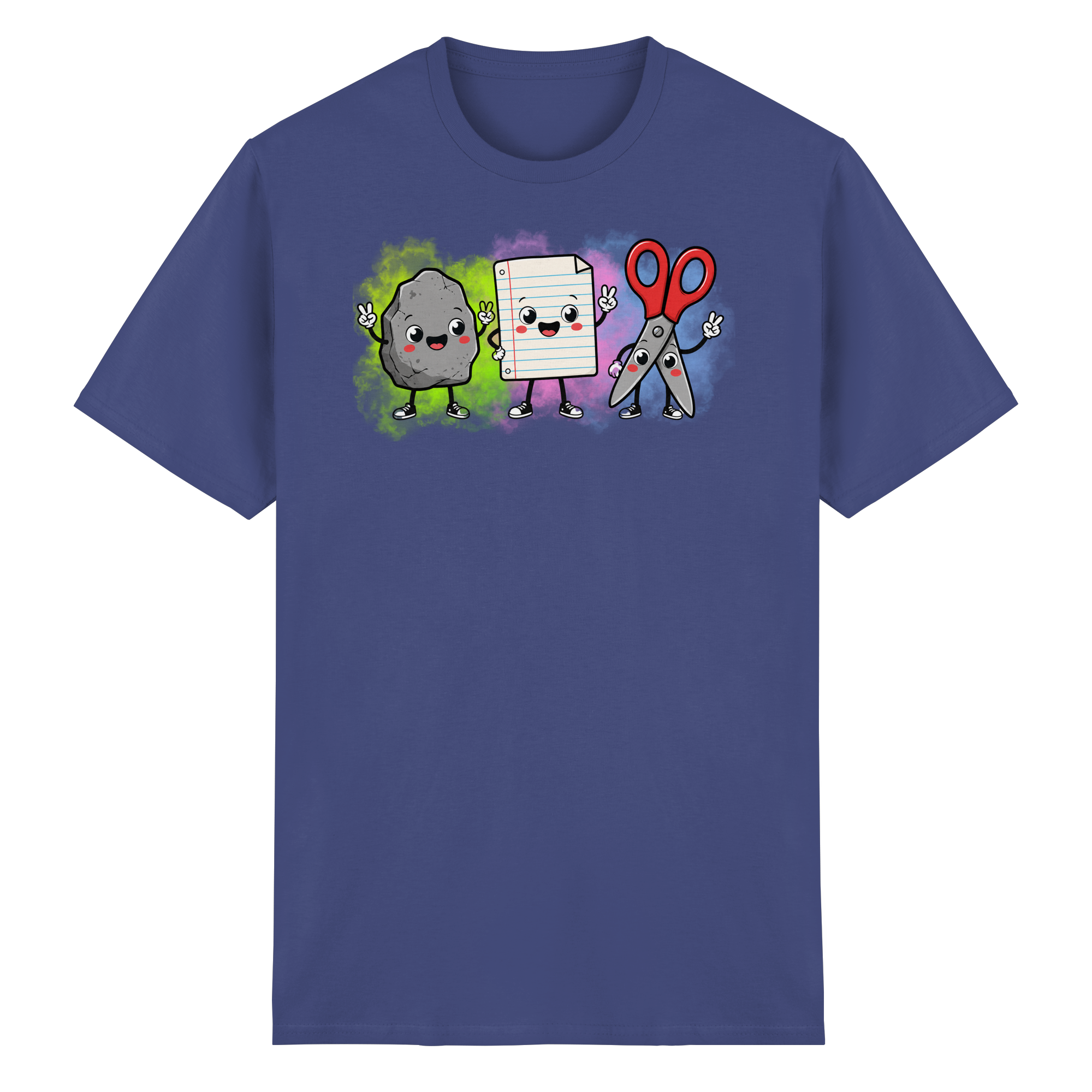 Stein schlägt Schere schlägt Papier! - Heavy Cotton T-Shirt