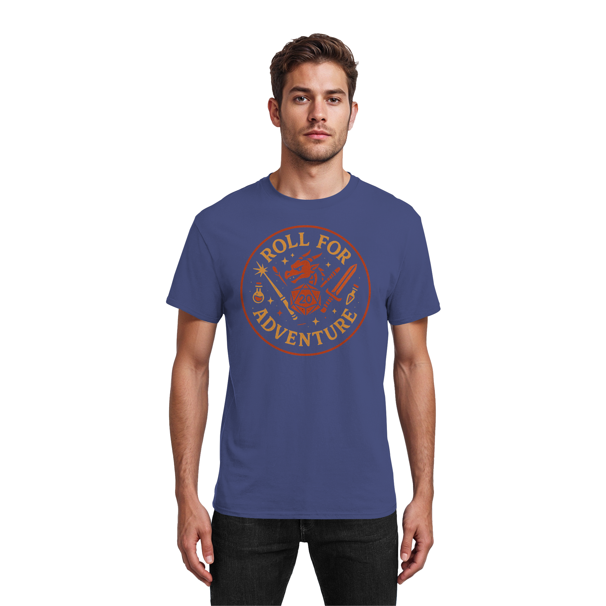 Roll for Adventure - Heavy Cotton T-Shirt