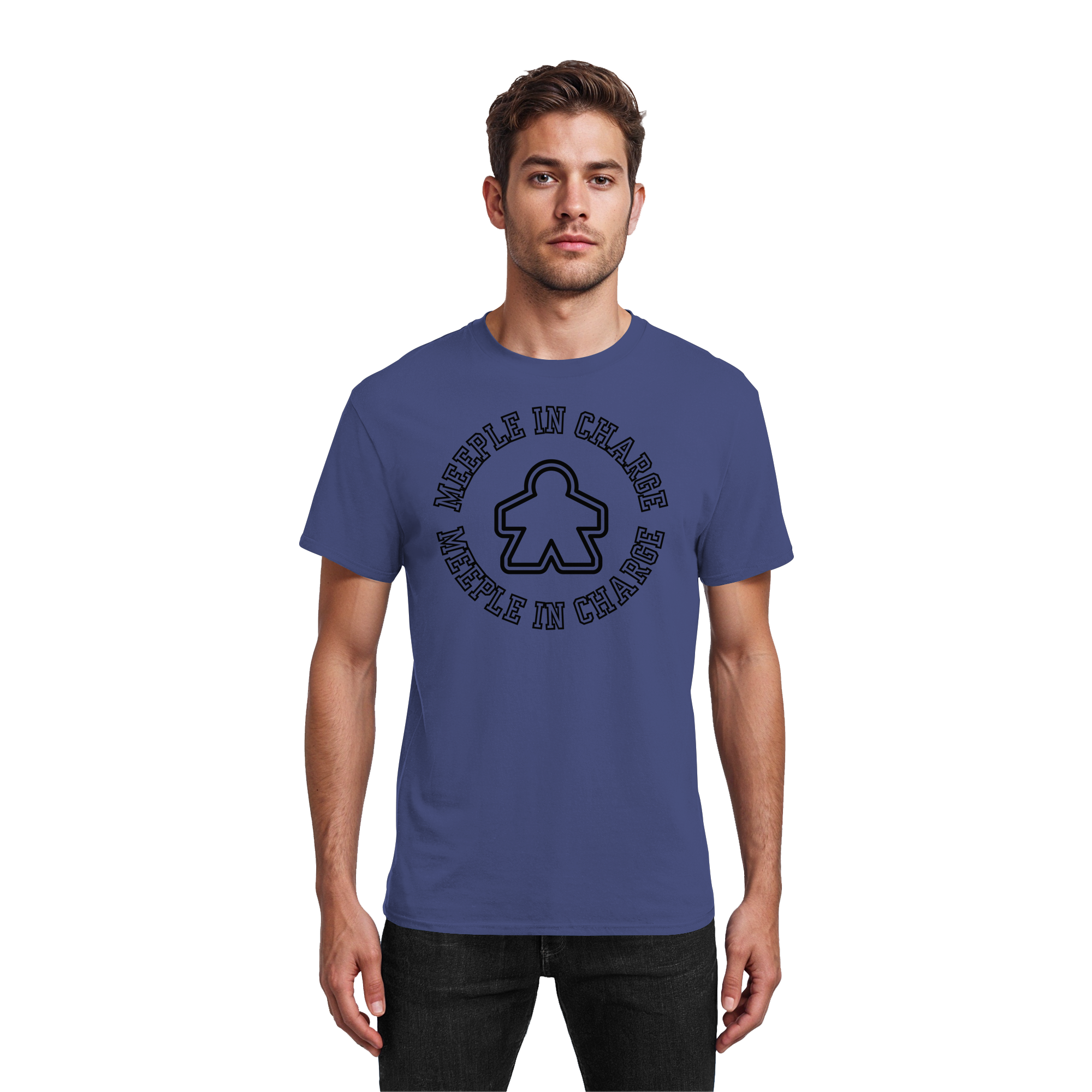 Meeple in Charge - Heavy Cotton T-Shirt