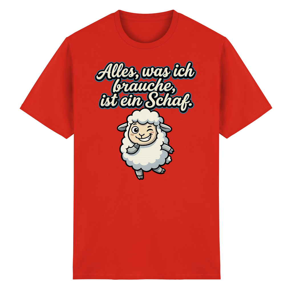 Alles, was ich brauche, ist ein Schaf!  - Heavy Cotton T-Shirt