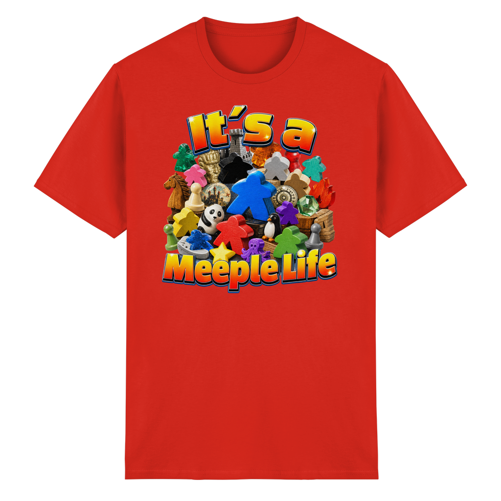 It's a Meeple Life - Heavy Cotton T-Shirt