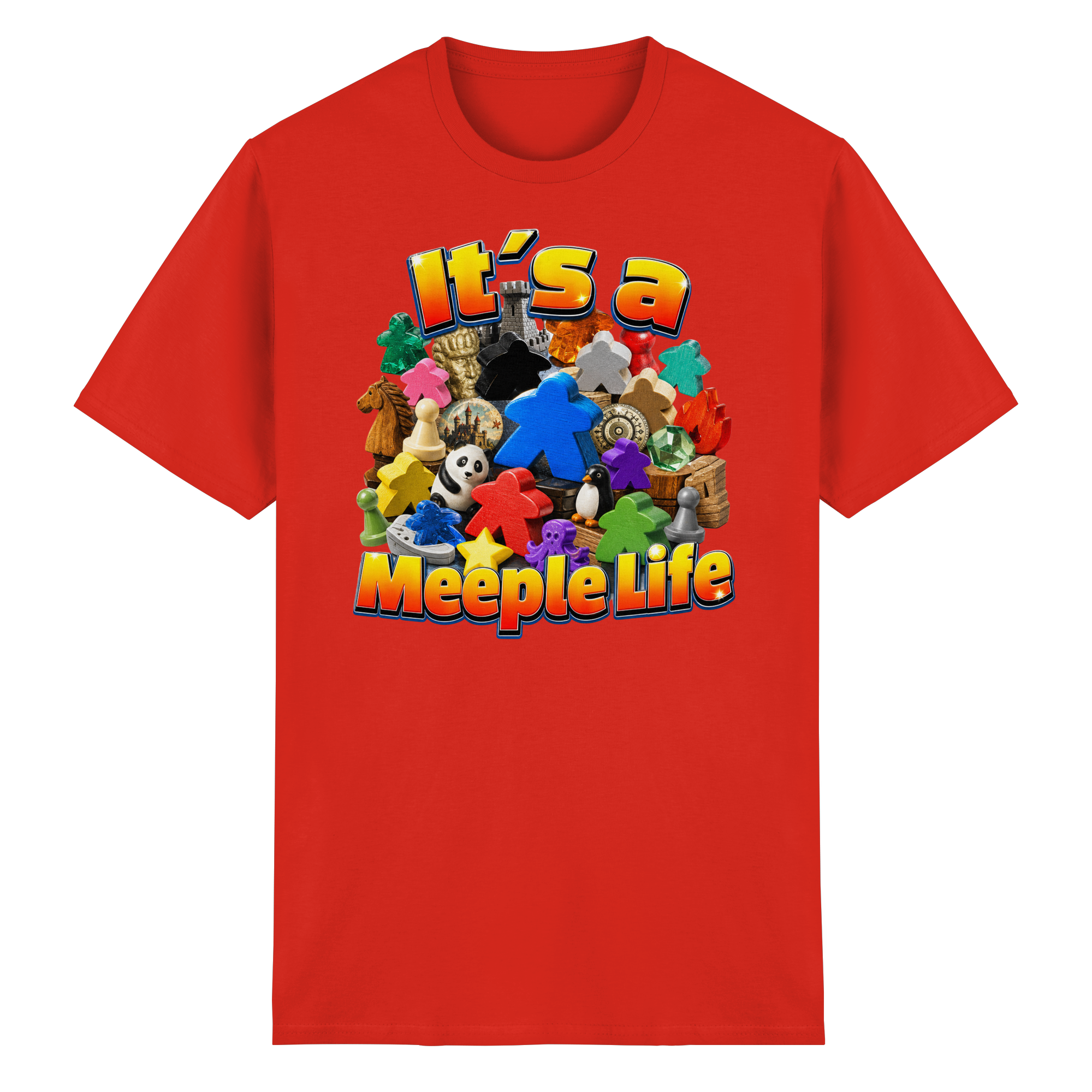 It's a Meeple Life - Heavy Cotton T-Shirt