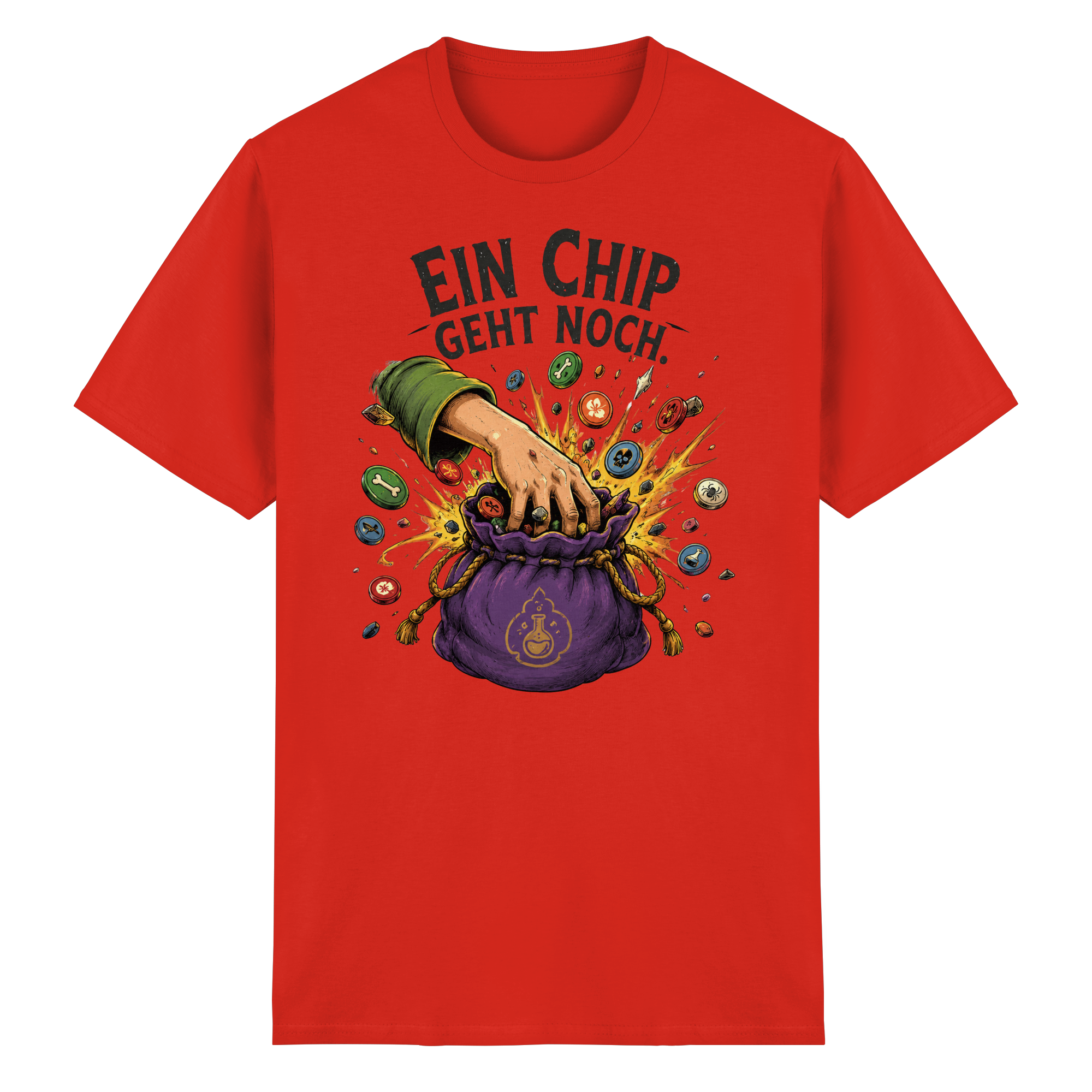 Ein Chip geht noch - Heavy Cotton T-Shirt