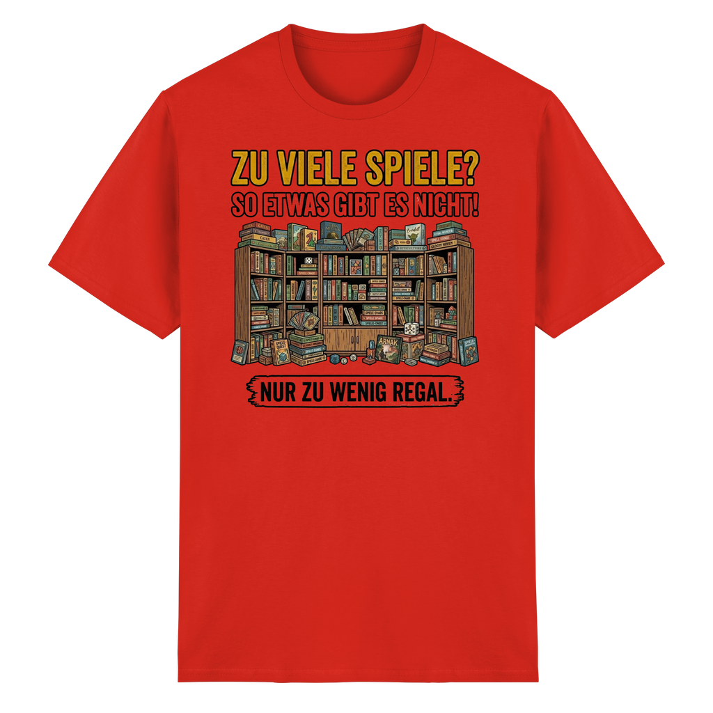 Zu viele Spiele? Zu wenig Regal.  - Heavy Cotton T-Shirt