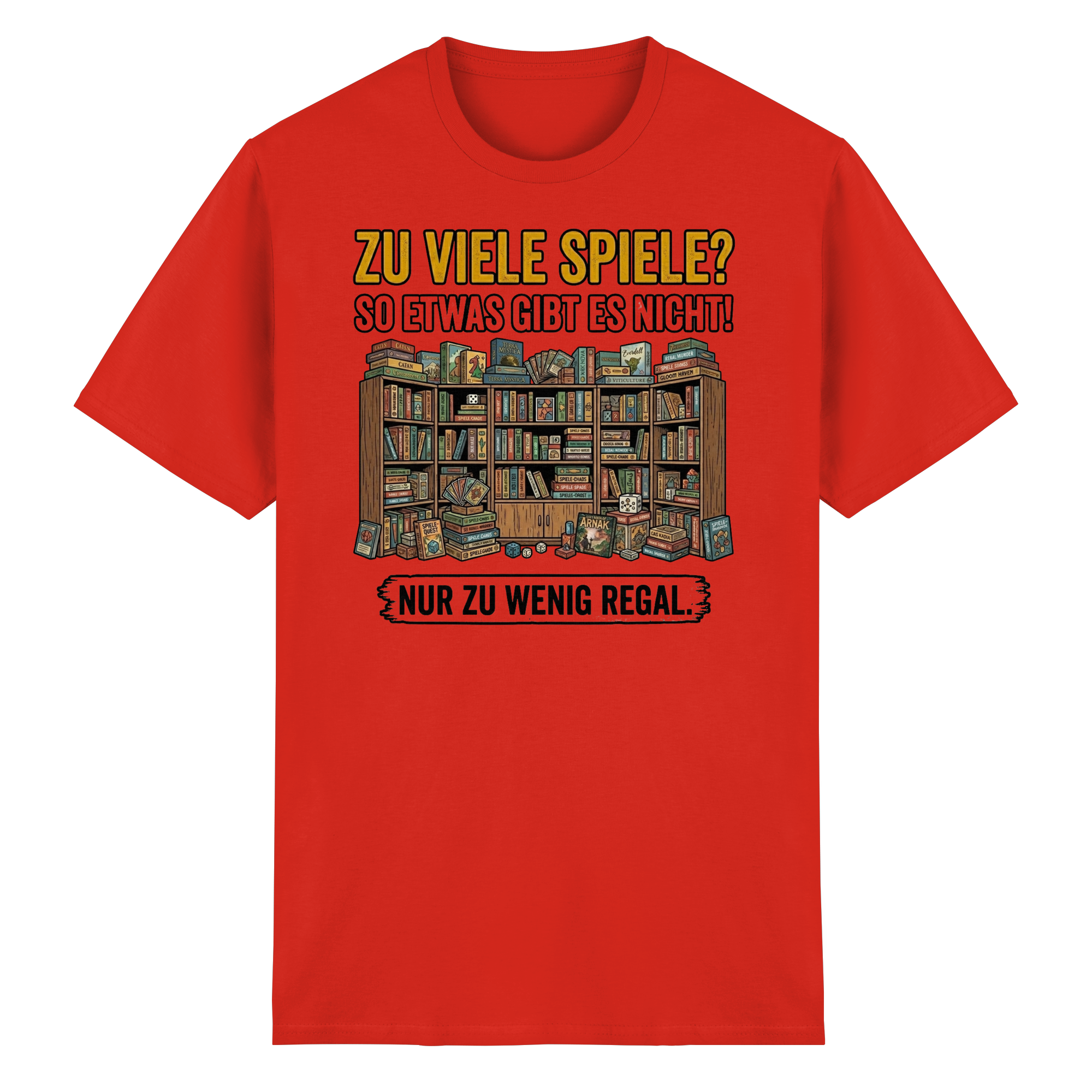 Zu viele Spiele? Zu wenig Regal.  - Heavy Cotton T-Shirt