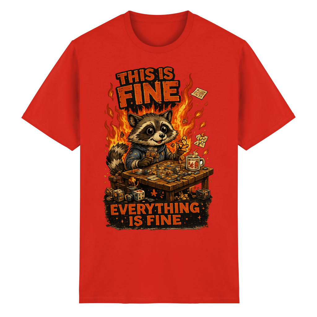 This Is Fine Club! - Heavy Cotton T-Shirt