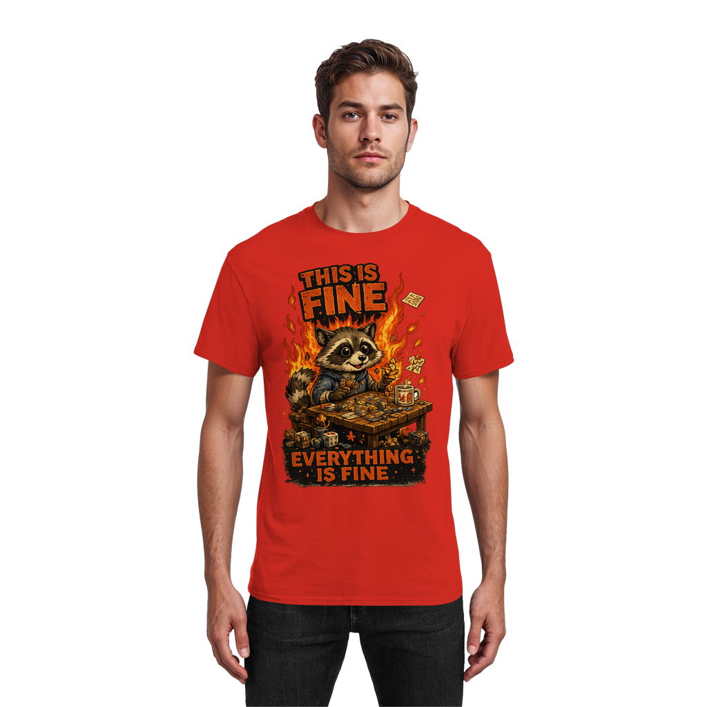 This Is Fine Club! - Heavy Cotton T-Shirt