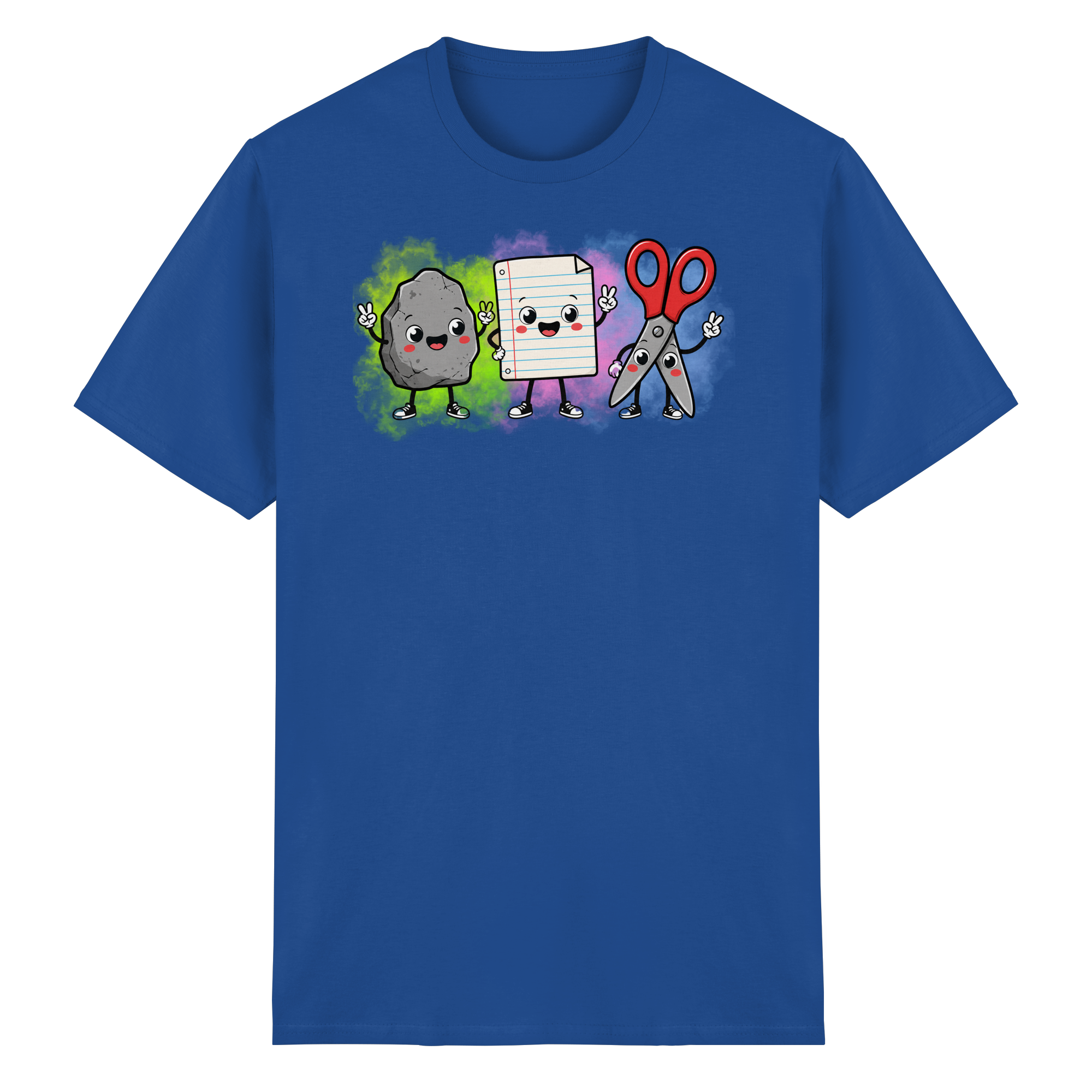 Stein schlägt Schere schlägt Papier! - Heavy Cotton T-Shirt