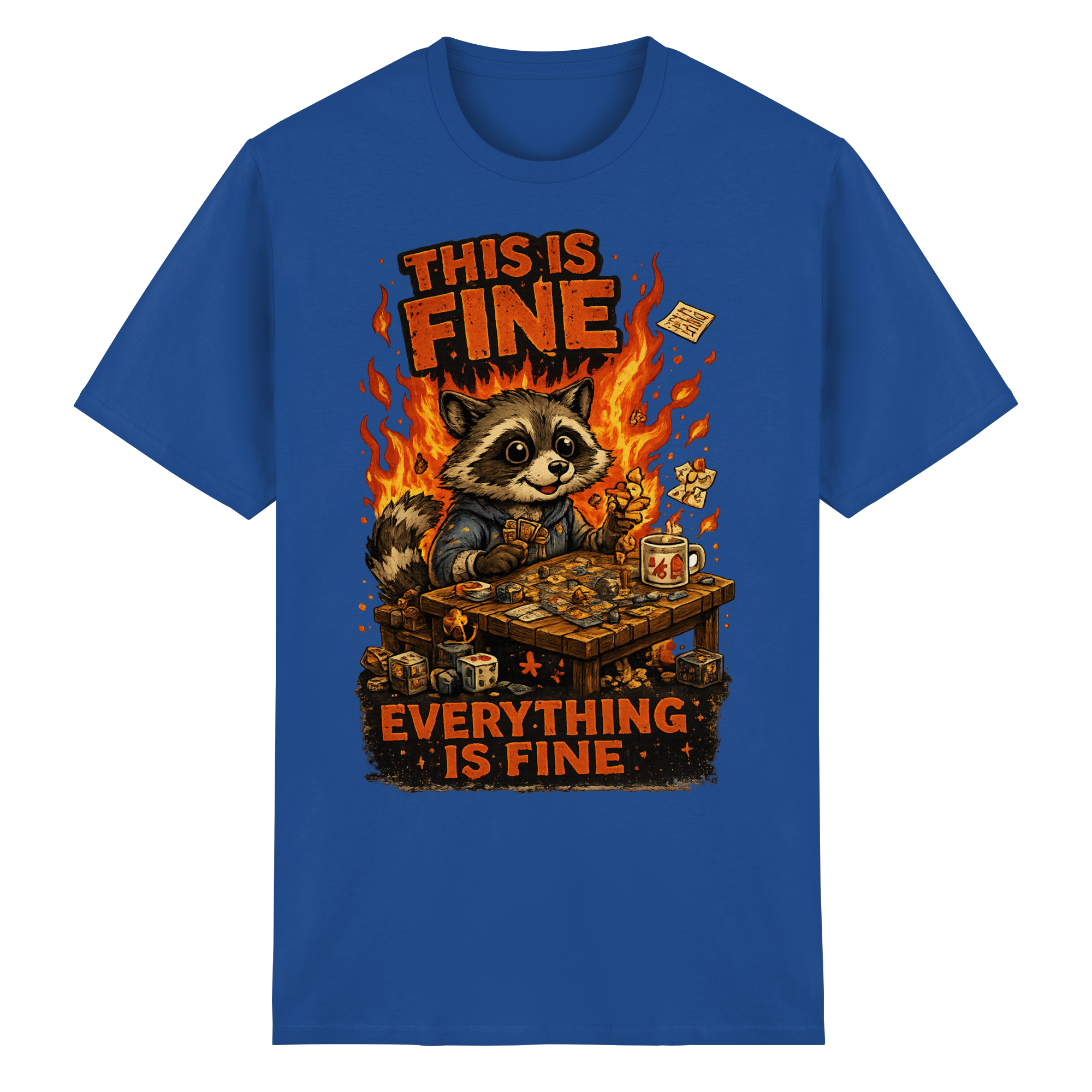 This Is Fine Club! - Heavy Cotton T-Shirt
