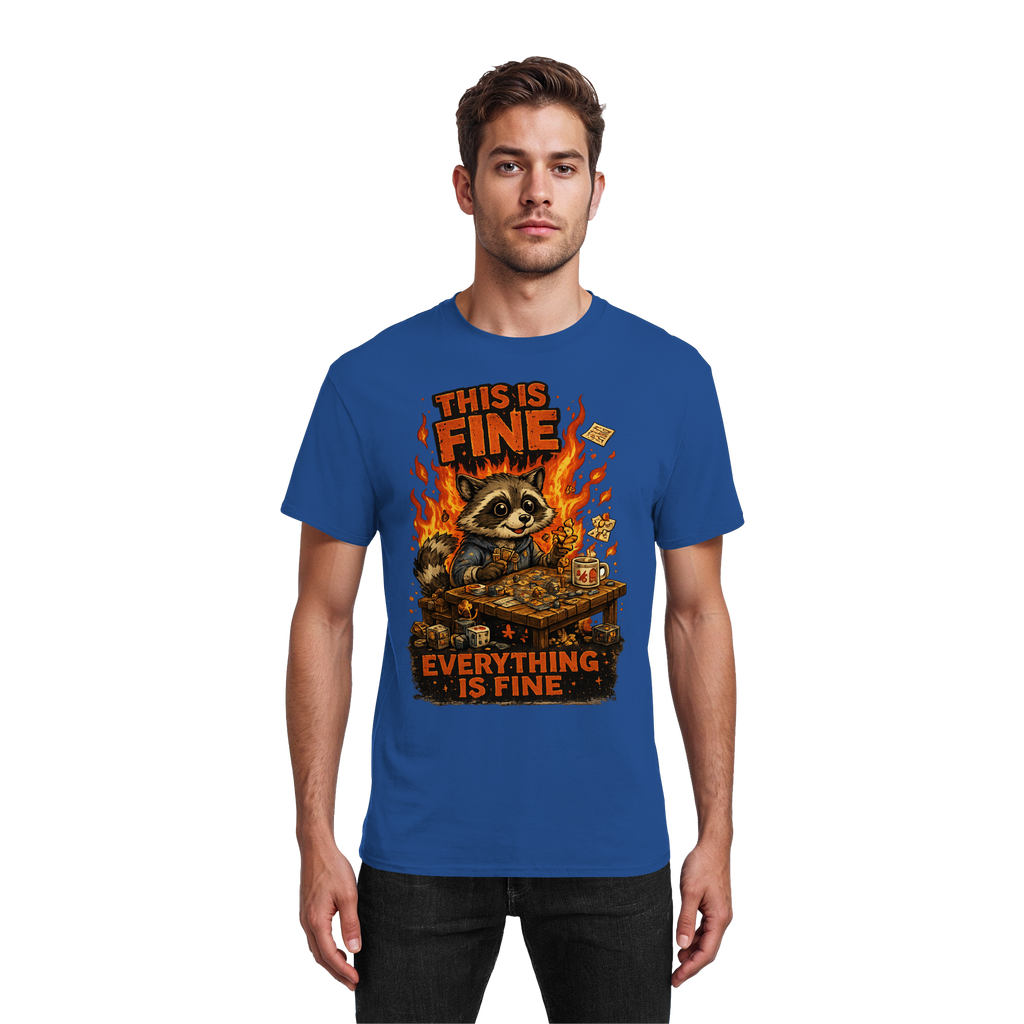 This Is Fine Club! - Heavy Cotton T-Shirt