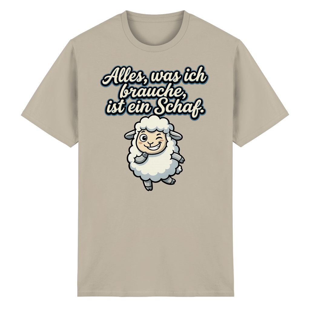 Alles, was ich brauche, ist ein Schaf!  - Heavy Cotton T-Shirt