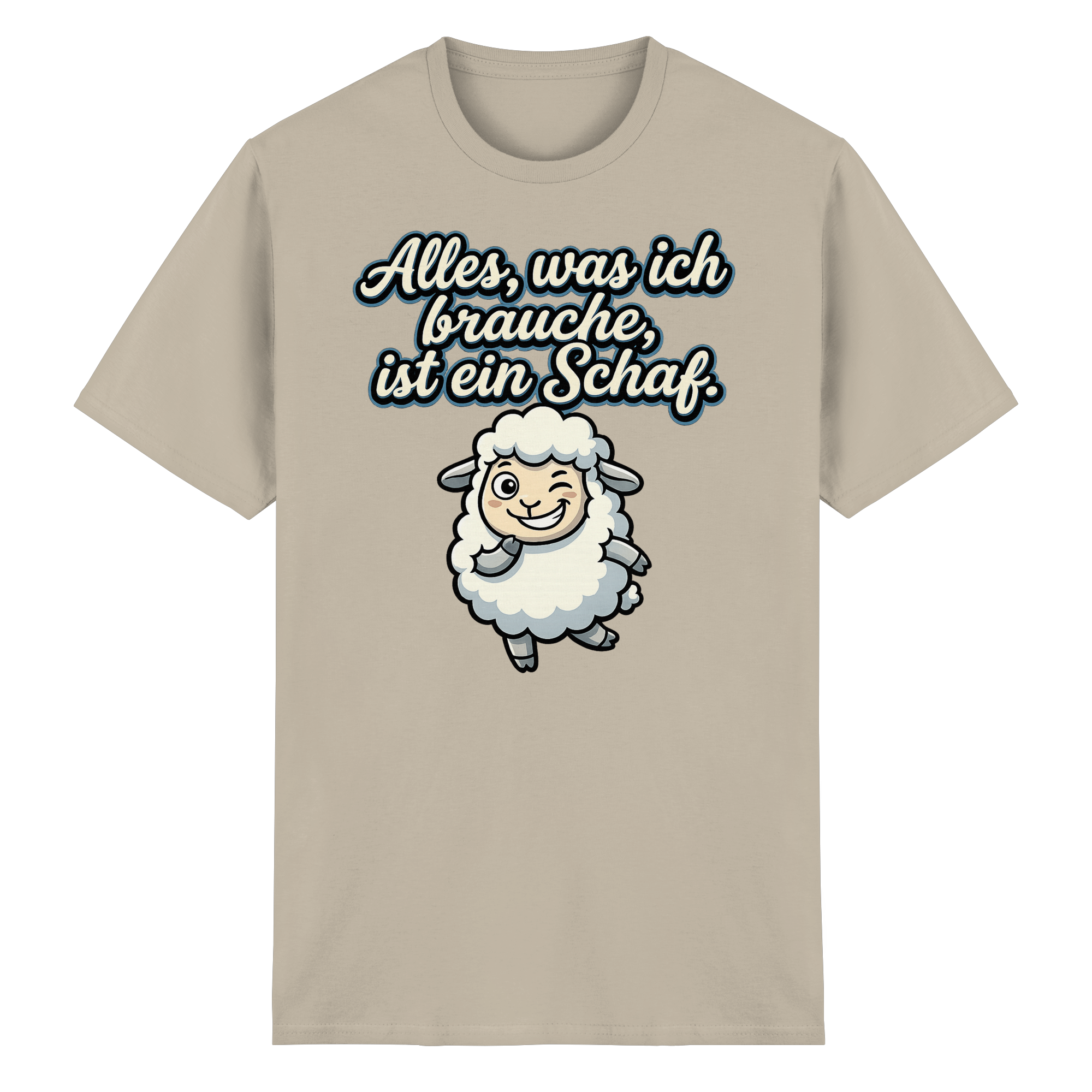 Alles, was ich brauche, ist ein Schaf!  - Heavy Cotton T-Shirt