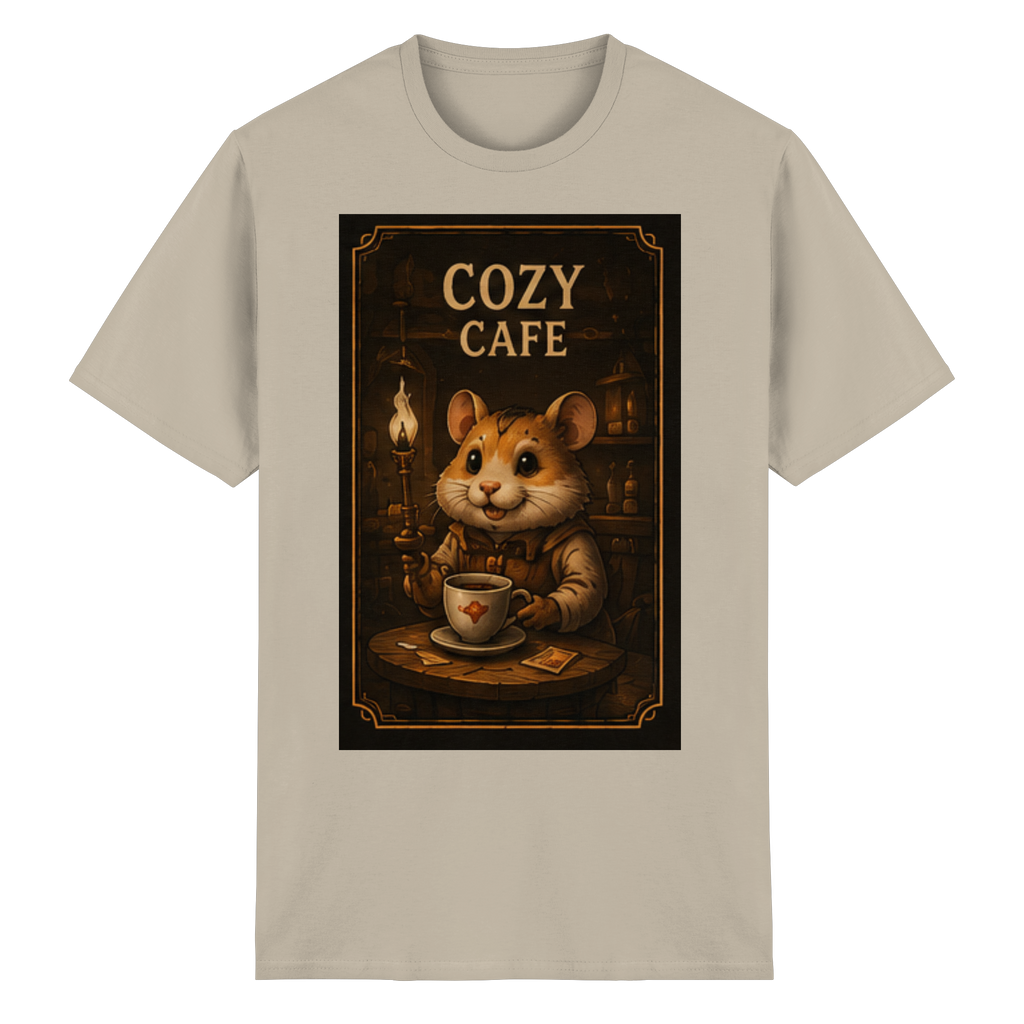 Cozy Café - Heavy Cotton T-Shirt