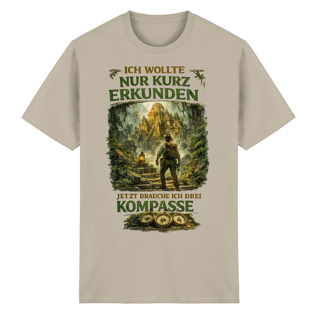 Nur kurz erkunden - Heavy Cotton T-Shirt