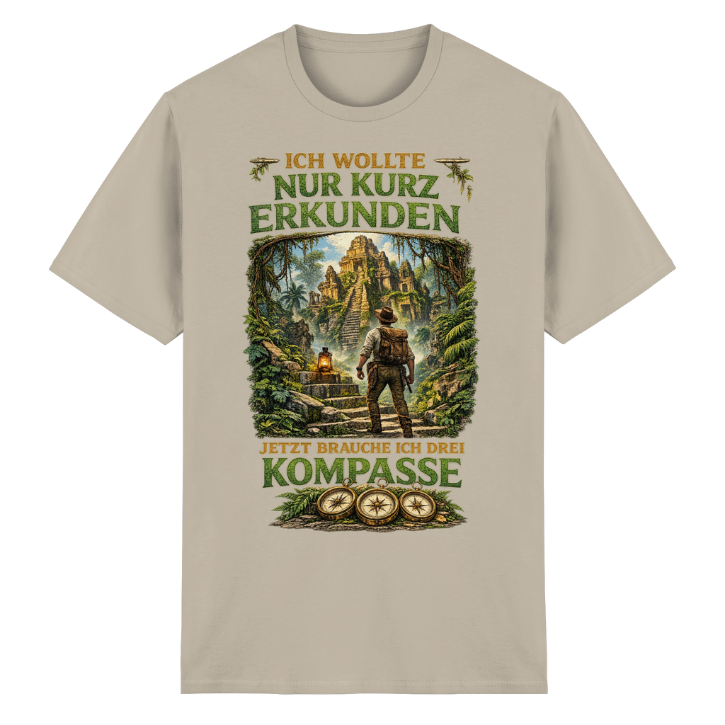 Nur kurz erkunden - Heavy Cotton T-Shirt