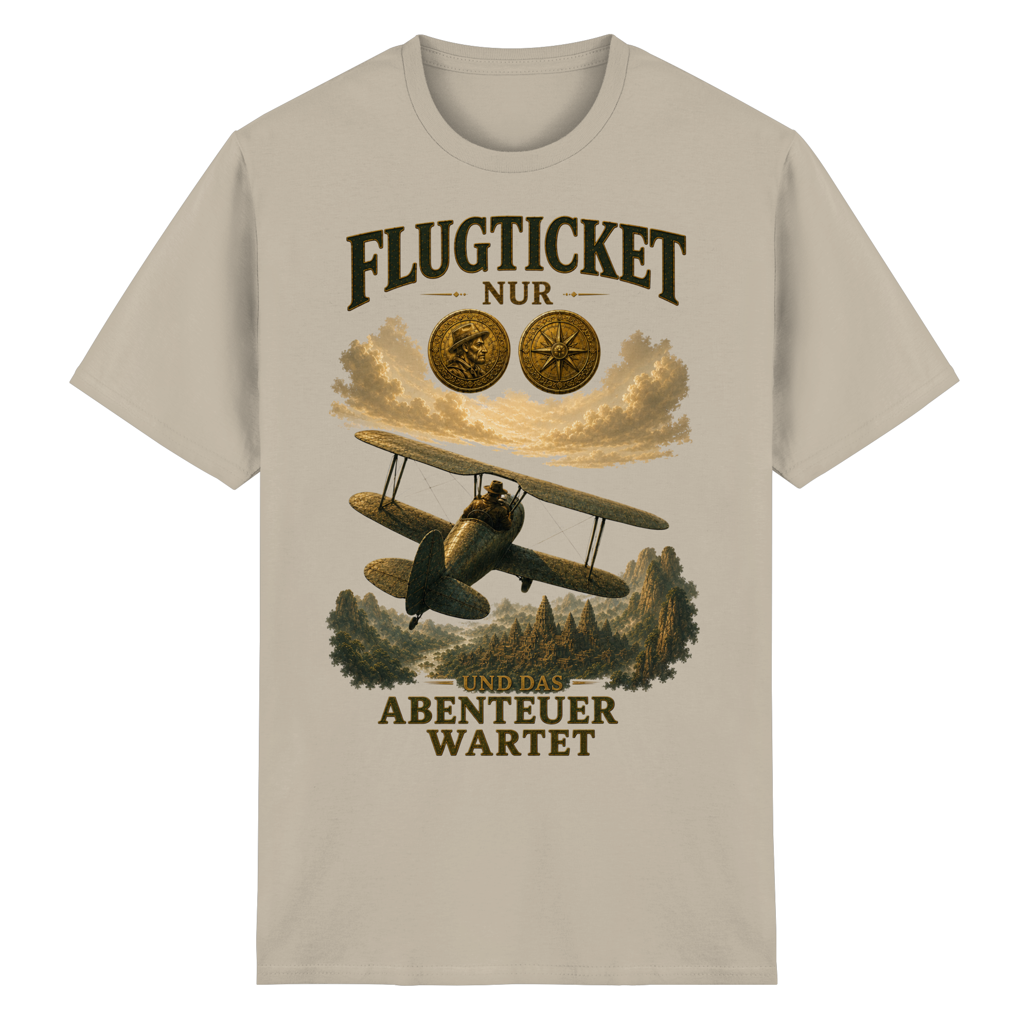 Adventure Ticket - Heavy Cotton T-Shirt