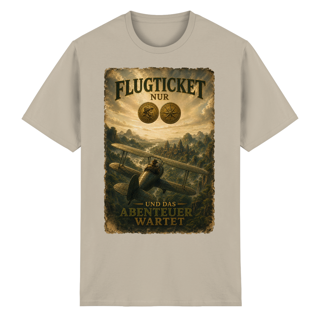 Adventure Ticket - Heavy Cotton T-Shirt