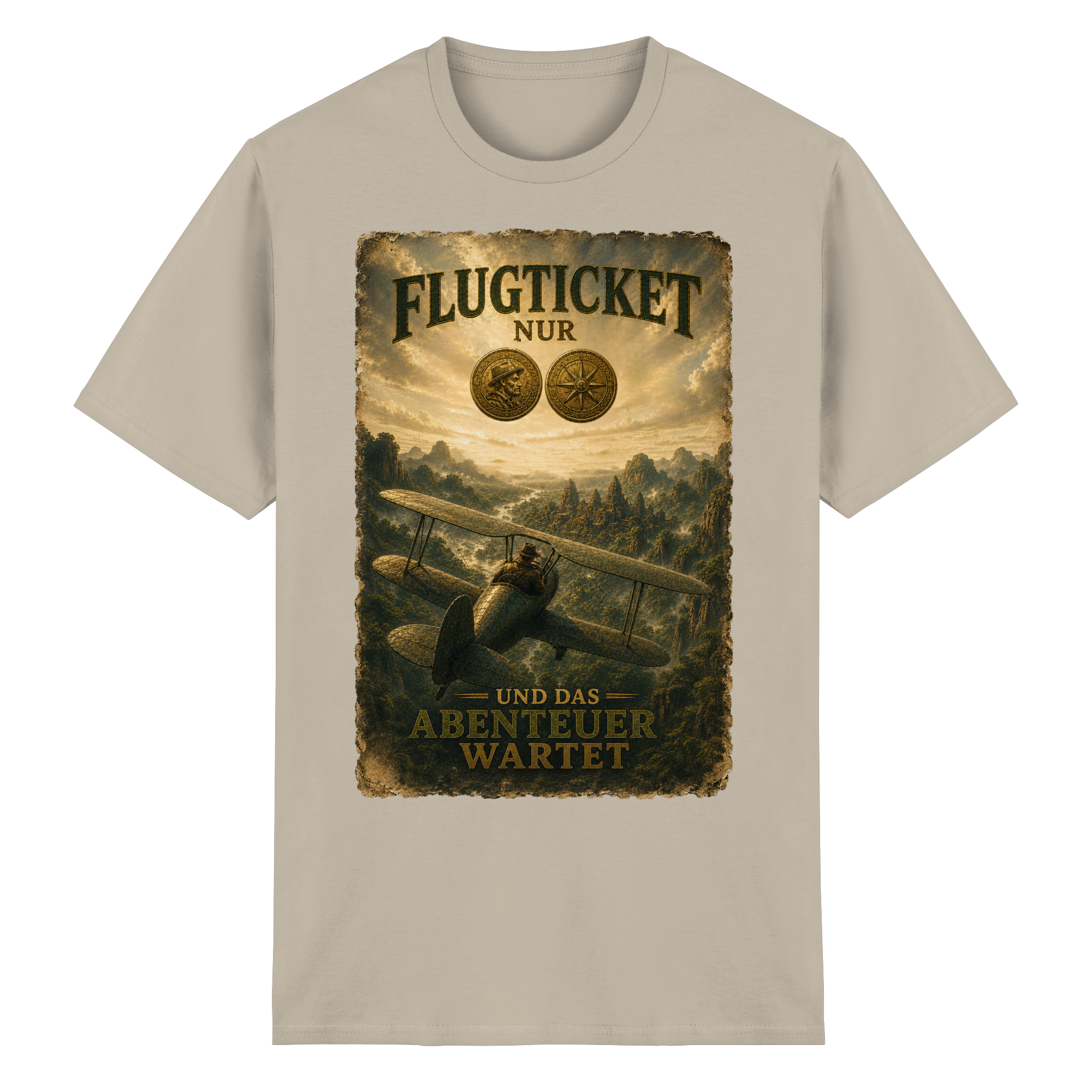Adventure Ticket - Heavy Cotton T-Shirt