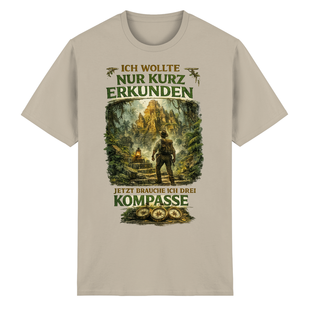 Nur kurz erkunden - Heavy Cotton T-Shirt