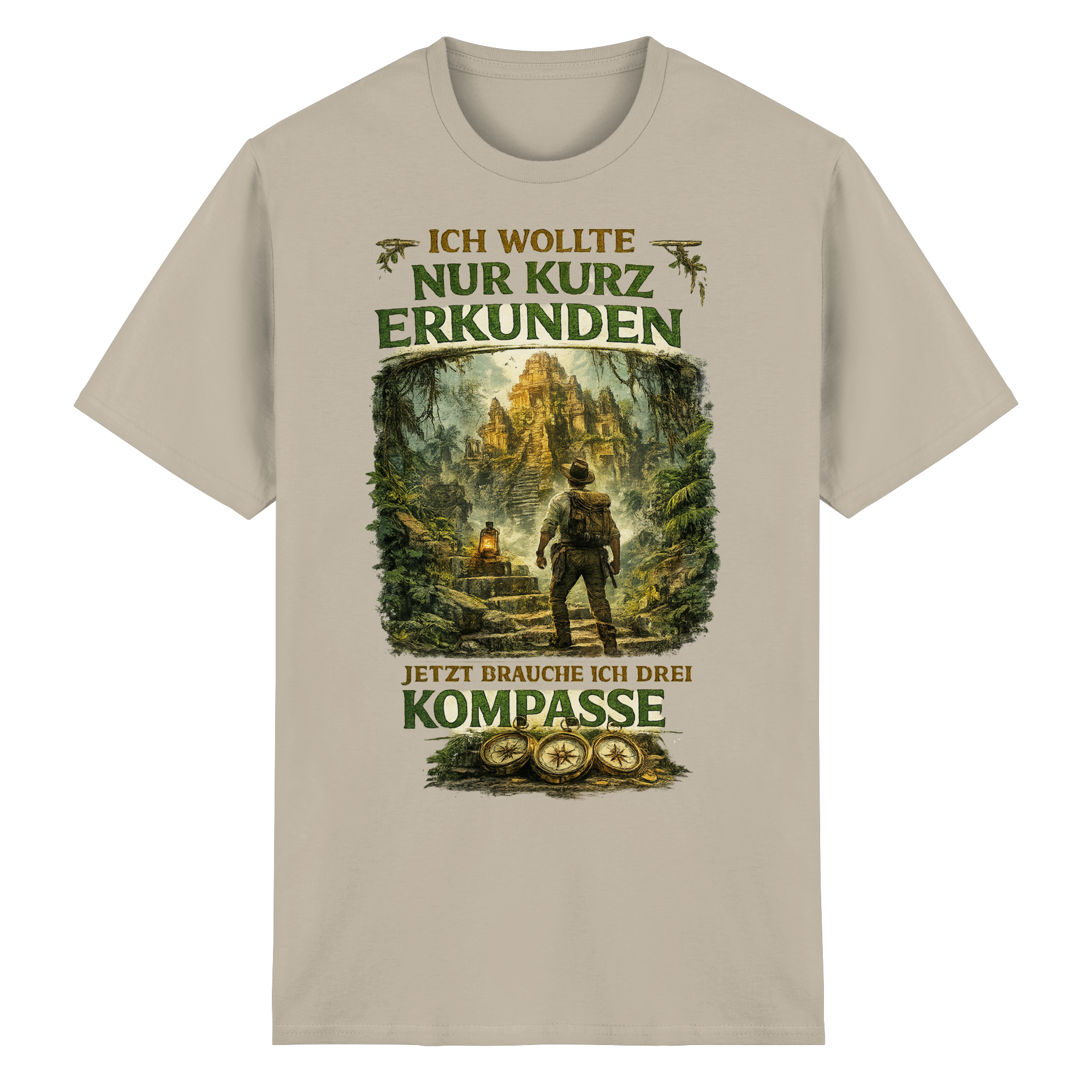 Nur kurz erkunden - Heavy Cotton T-Shirt