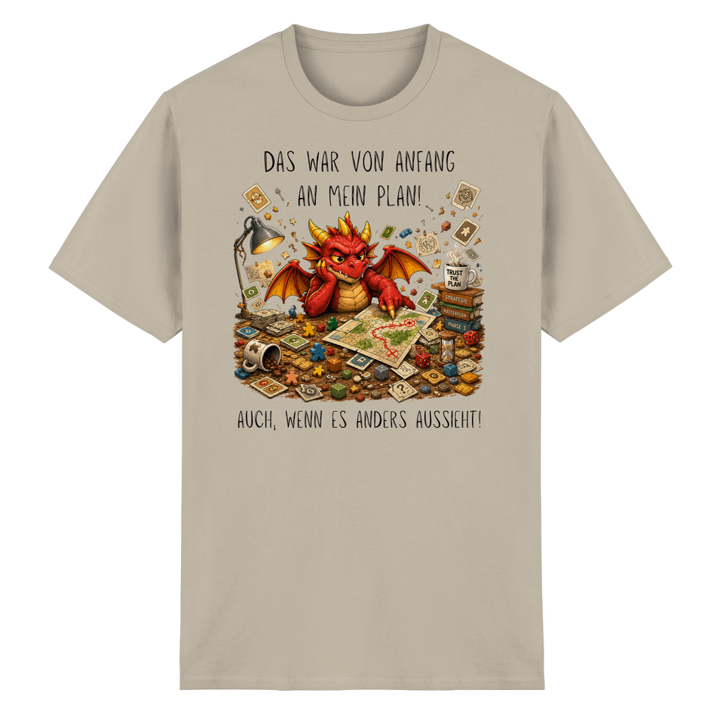 Vertrau dem Plan - Heavy Cotton T-Shirt