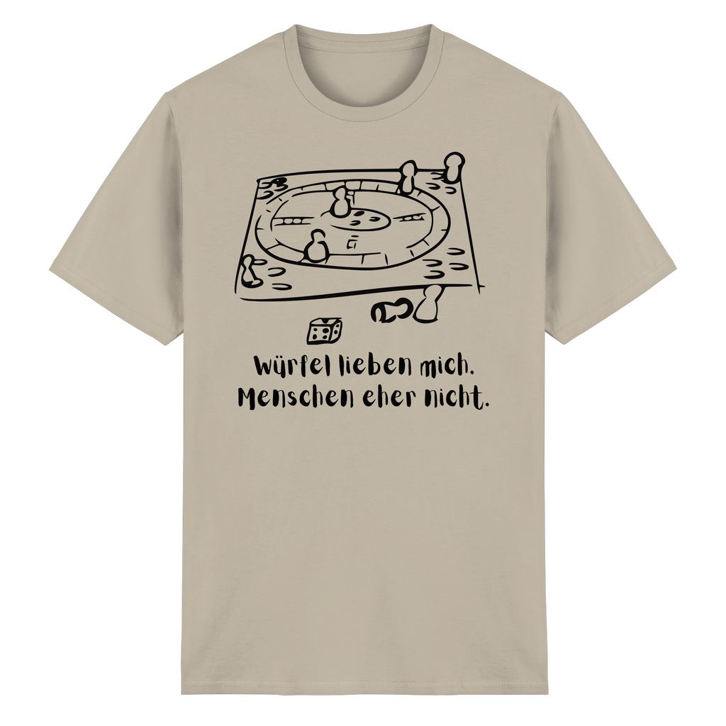 Würfel lieben mich. Menschen eher nicht. - Heavy Cotton T-Shirt