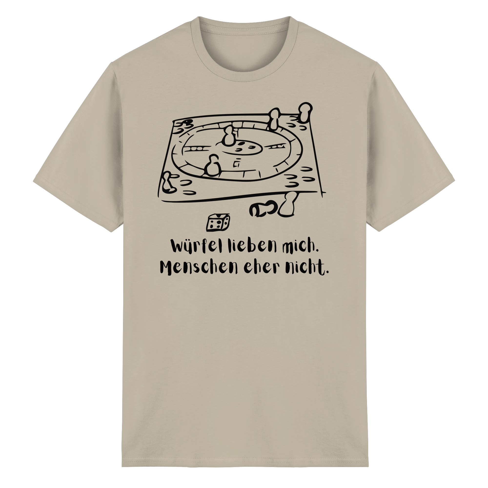 Würfel lieben mich. Menschen eher nicht. - Heavy Cotton T-Shirt