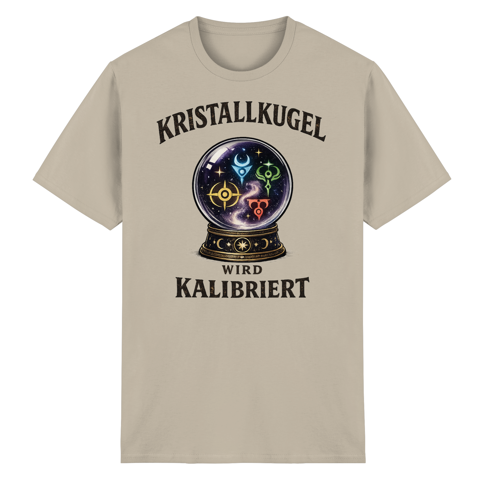 Kristallkugel wird kalibriert - Heavy Cotton T-Shirt