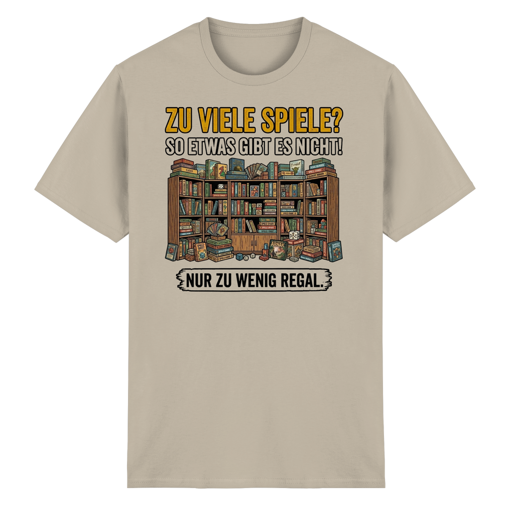 Zu viele Spiele? Zu wenig Regal.  - Heavy Cotton T-Shirt