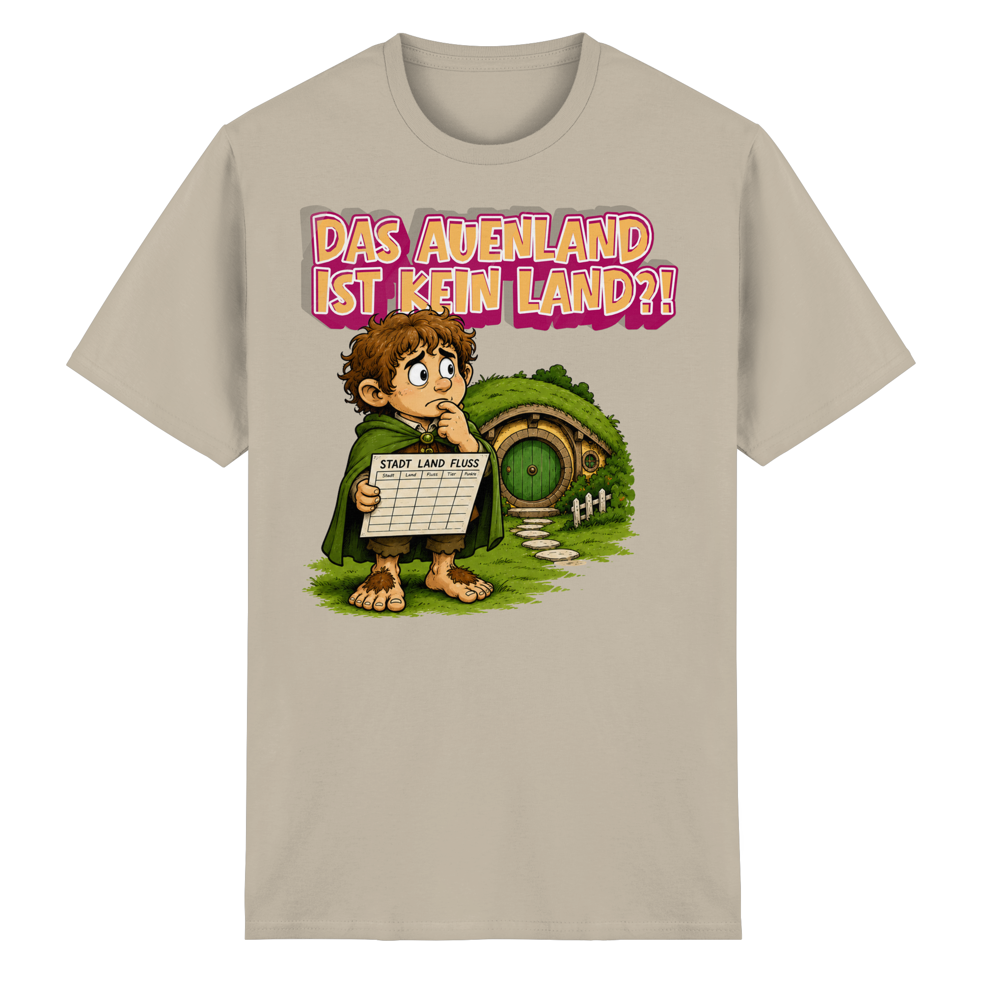 Das Auenland ist kein Land?! - Heavy Cotton T-Shirt