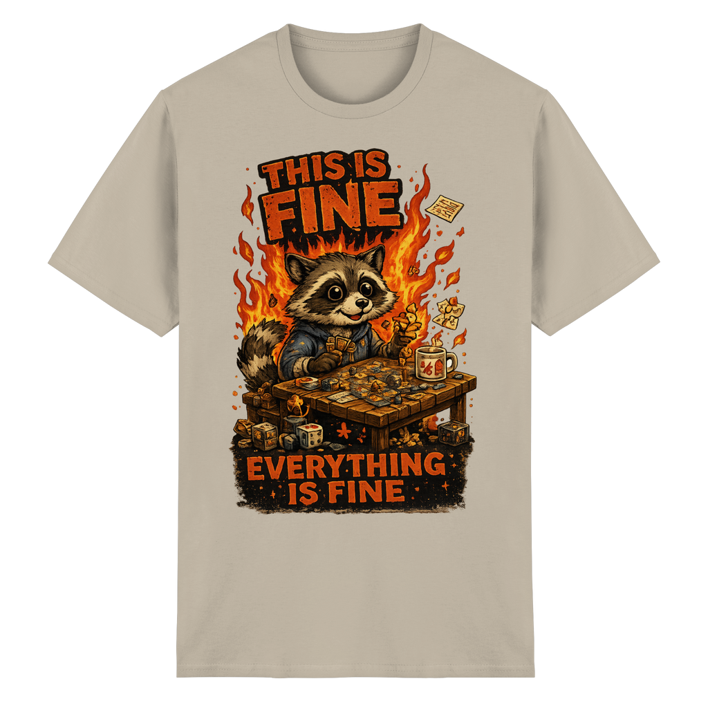 This Is Fine Club! - Heavy Cotton T-Shirt