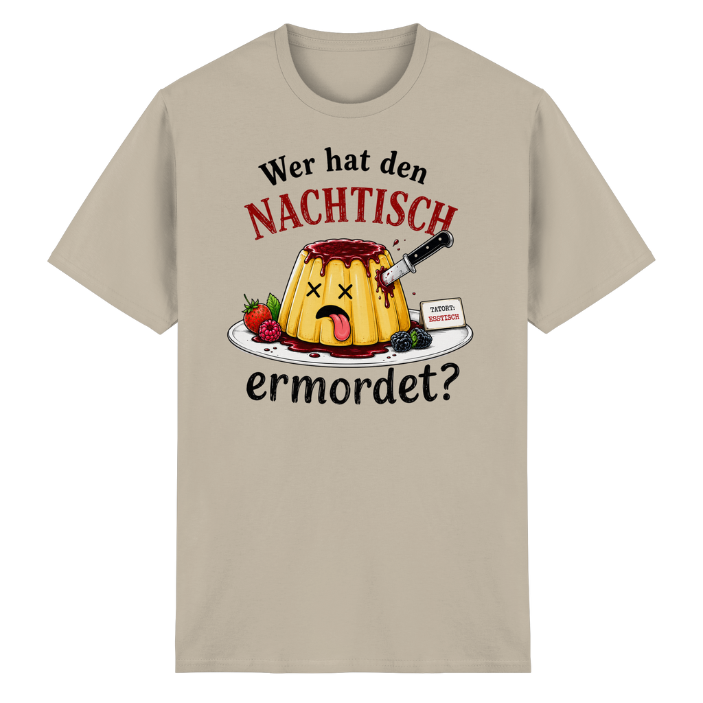 Wer hat den Nachtisch ermordet? - Heavy Cotton T-Shirt