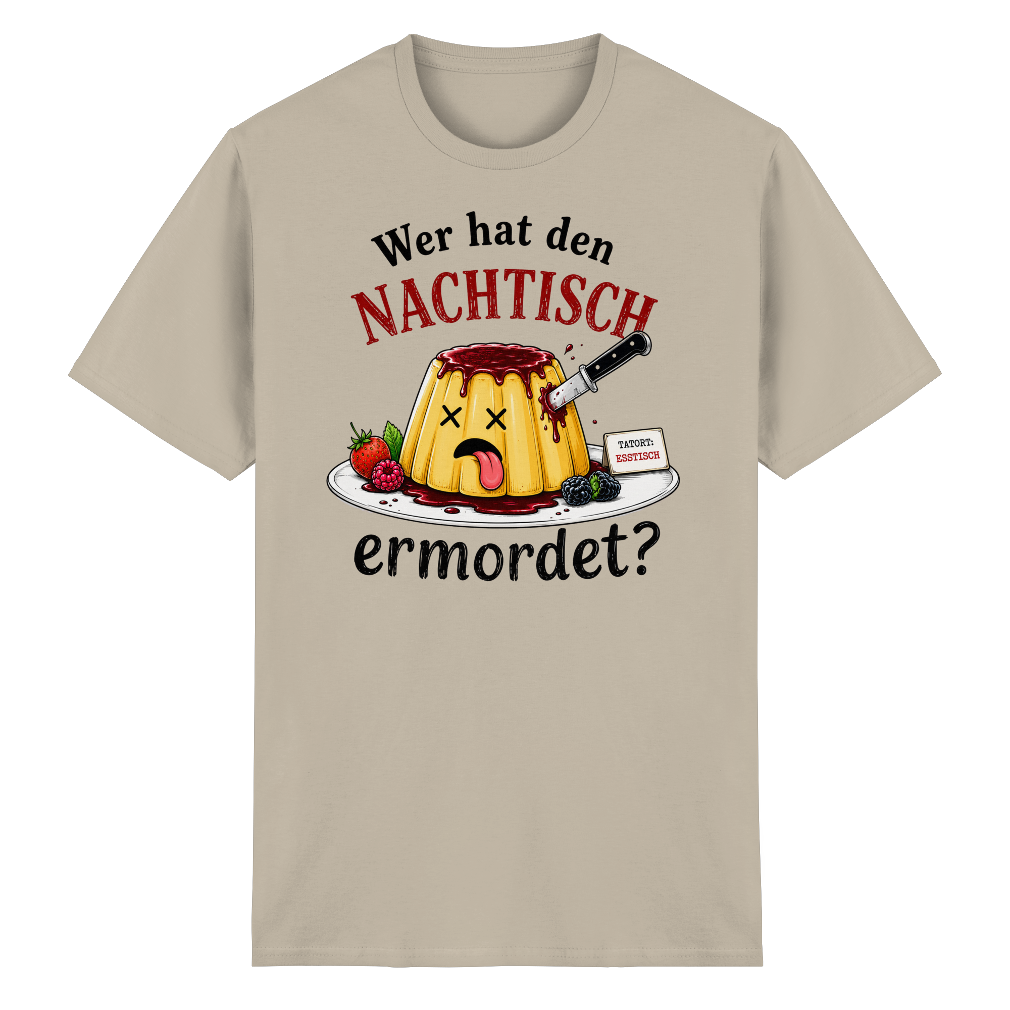 Wer hat den Nachtisch ermordet? - Heavy Cotton T-Shirt