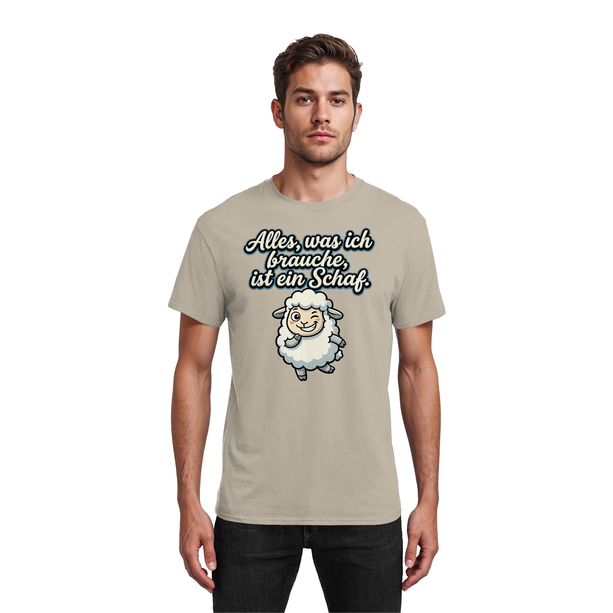 Alles, was ich brauche, ist ein Schaf!  - Heavy Cotton T-Shirt