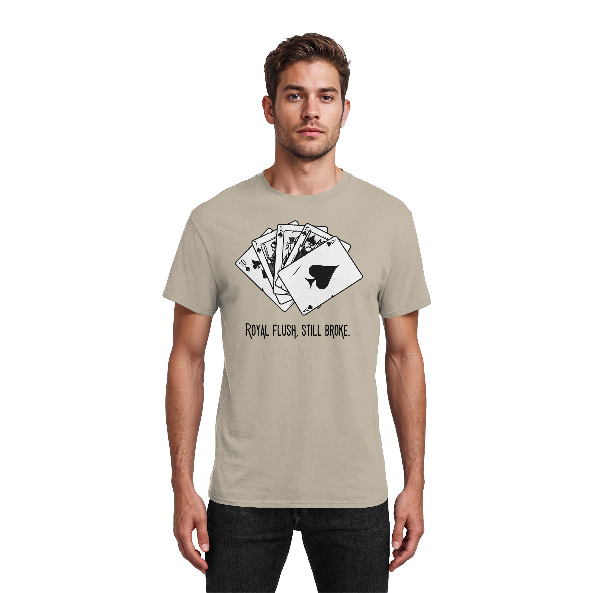 Ace Up My Sleeve - Heavy Cotton T-Shirt