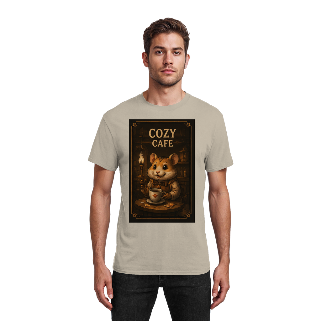 Cozy Café - Heavy Cotton T-Shirt
