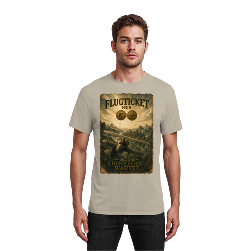 Adventure Ticket - Heavy Cotton T-Shirt