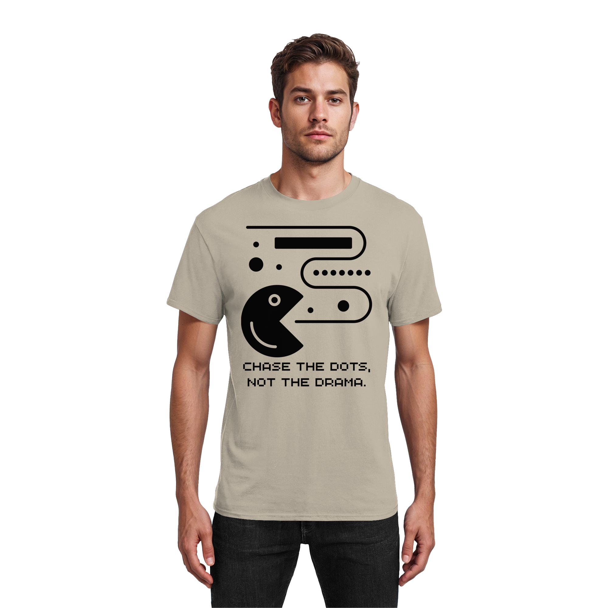 Chase the Dots, Not the Drama - Heavy Cotton T-Shirt
