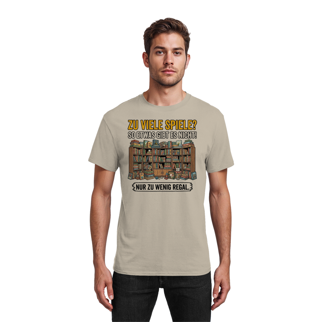 Zu viele Spiele? Zu wenig Regal.  - Heavy Cotton T-Shirt