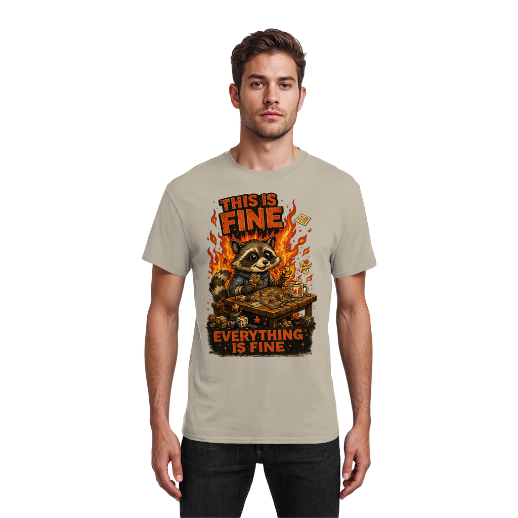 This Is Fine Club! - Heavy Cotton T-Shirt