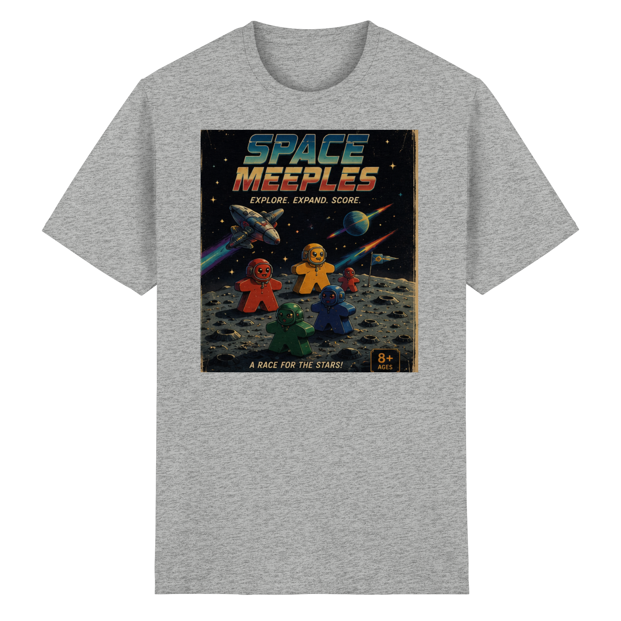 Space Maples - Heavy Cotton T-Shirt