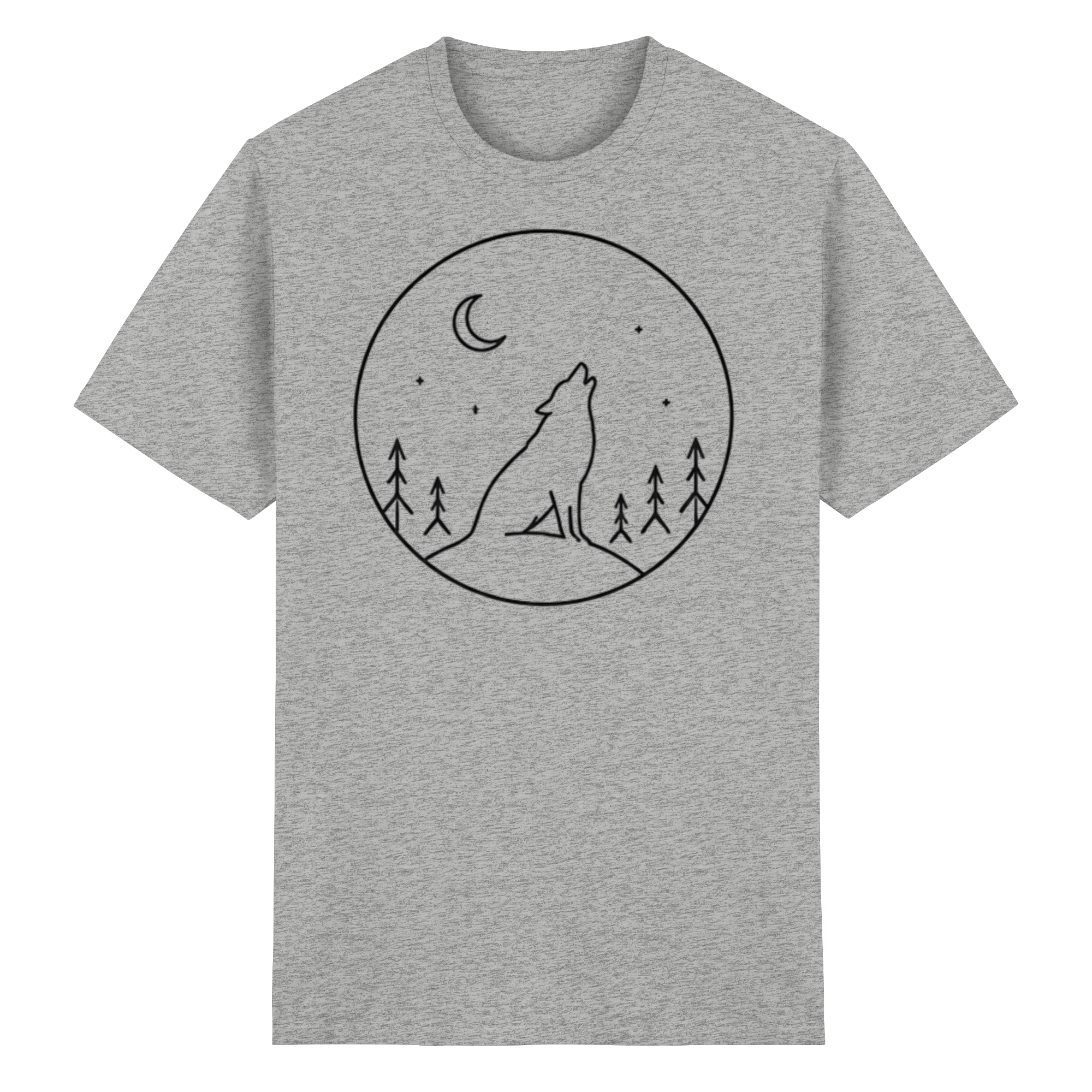 Die Nacht beginnt. - Heavy Cotton T-Shirt