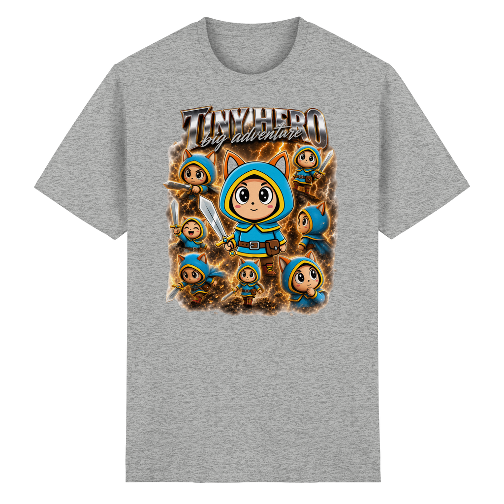 Tiny Hero – Big Adventure - Heavy Cotton T-Shirt