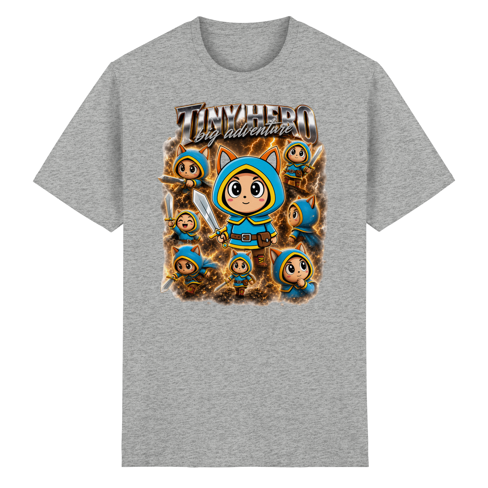 Tiny Hero – Big Adventure - Heavy Cotton T-Shirt